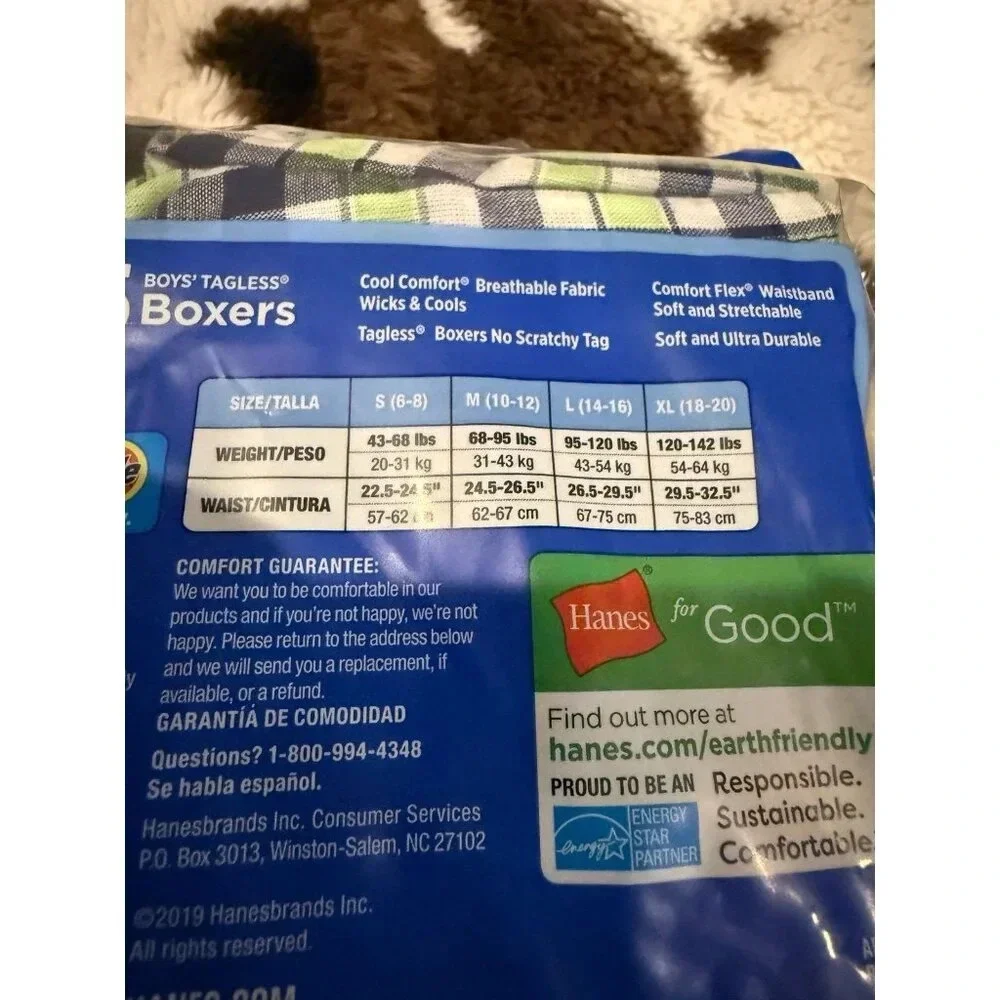 NEW large Hanes Boys 5pk Boxer - Picture 3 of 4